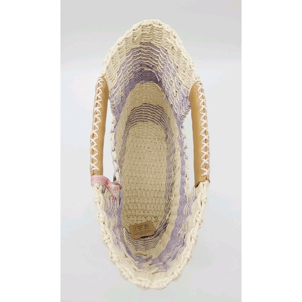 BTB Los Angeles Ro Tote in Lilac Women's‎ Large Woven Handbag Shoulder Purse - Picture 5 of 8